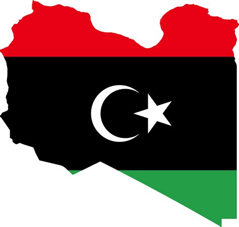 Flag map of Libya | Symbol Hunt