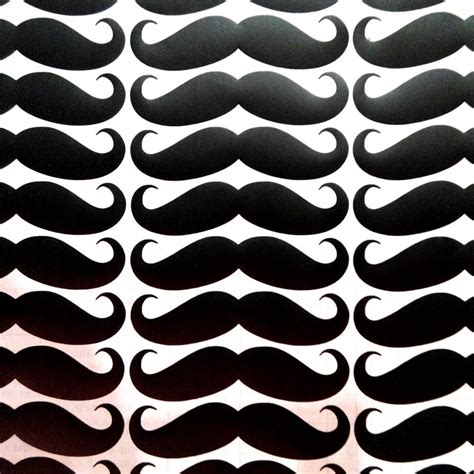 100 Moustache Stickers Mustache Wall Decals Repeatable - Etsy