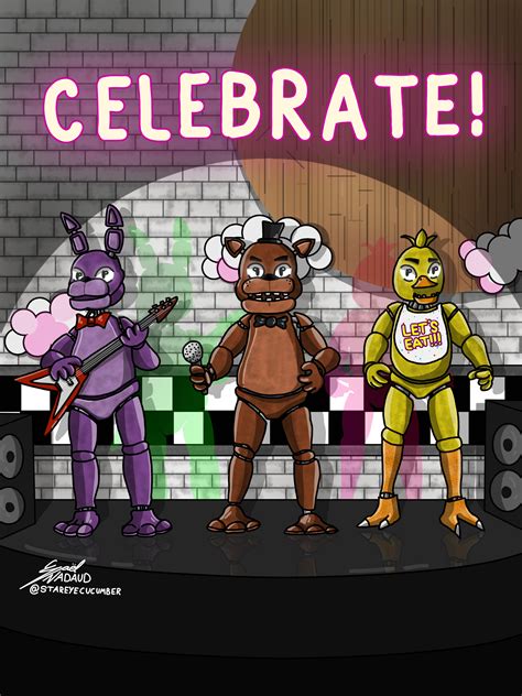 ArtStation - FNAF Celebrate! Poster (Fan art)