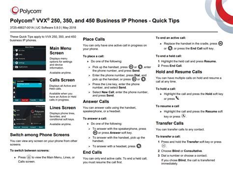 Quick Tips for Polycom VVX Series Phones – Davidson Technology & Innovation