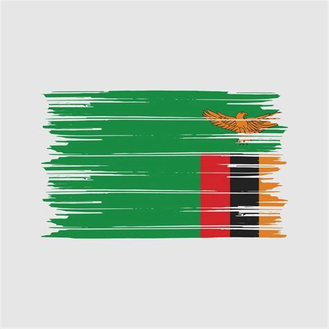 Zambia Flag Brush. National Flag 11382913 Vector Art at Vecteezy