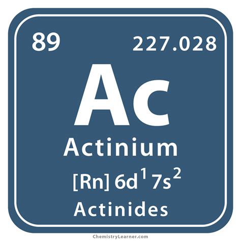 Actinium Facts, Symbol, Discovery, Properties, Uses