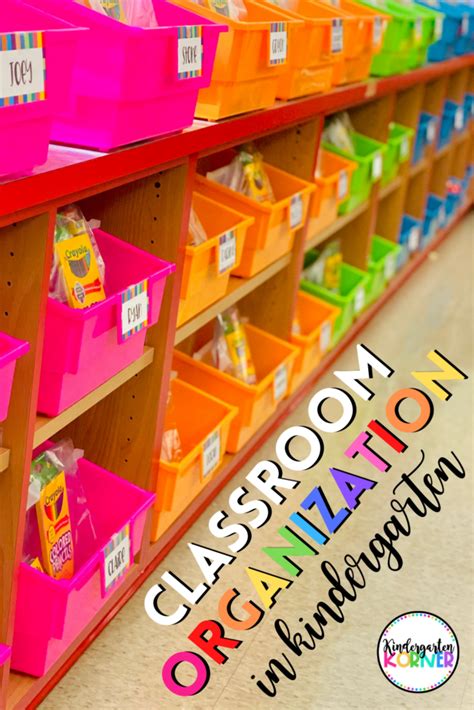 Kindergarten Classroom Storage Ideas