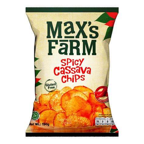 Max's Farm Cassava Chips - Spicy | NTUC FairPrice