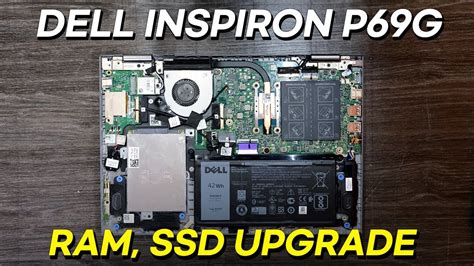 Dell Inspiron P69G - How to upgrade RAM, SSD, Battery - YouTube