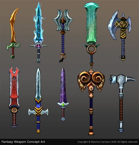 ArtStation - Fantasy Weapon Concept Art