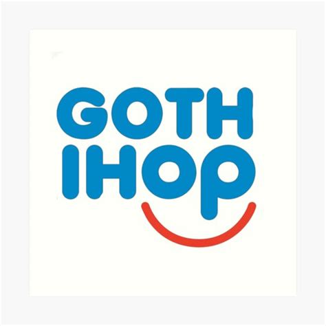 Goth Ihop Art Prints | Redbubble