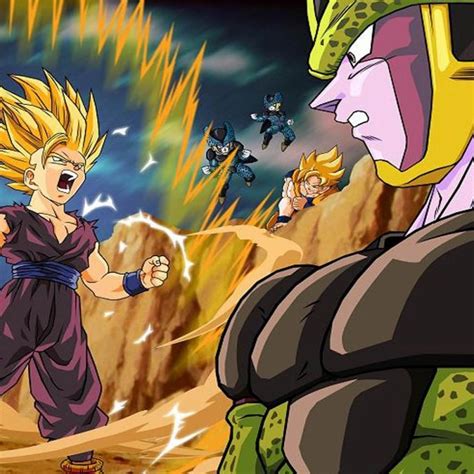 Dragon Ball Z Gohan Vs Cell / Dbz Gohan vs Cell by claytonspfc on ...