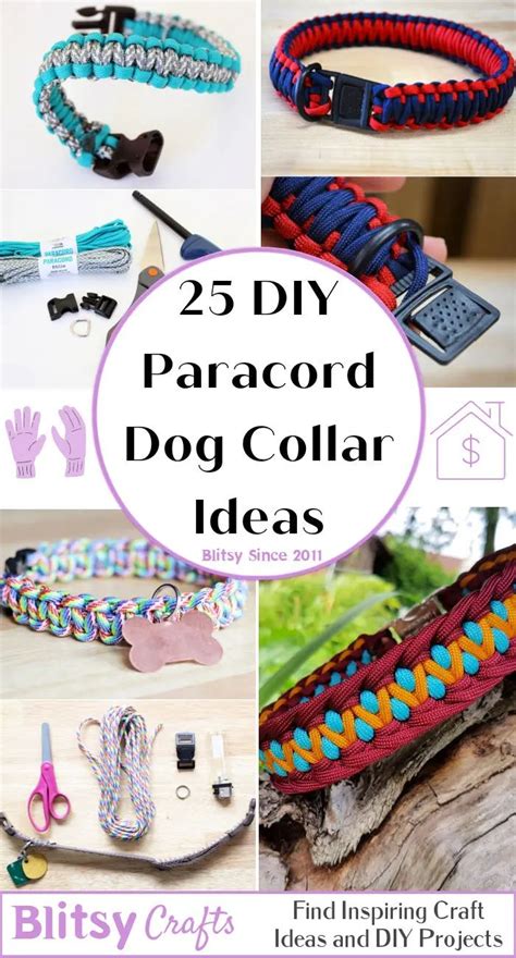 25 DIY Paracord Dog Collar Patterns (Step by Step) | Paracord dog ...