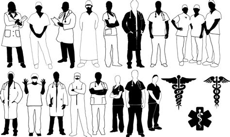 Doctor silhouette #cardiologist #care #Character #Doctor #Figure # ...