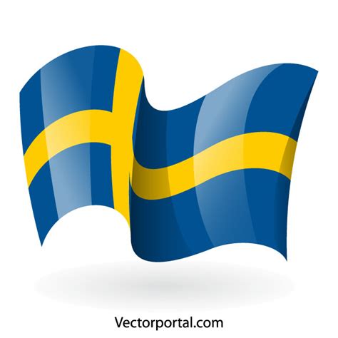 Swedish flag graphics.ai Royalty Free Stock SVG Vector