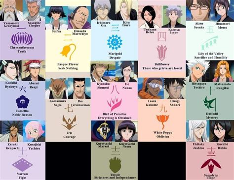 Bleach Anime Characters Names