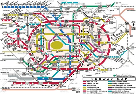 Tokyo Subway Map