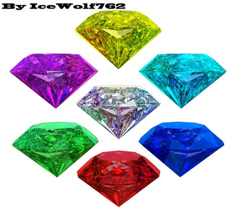 Chaos Emeralds by IceWolf762 on DeviantArt