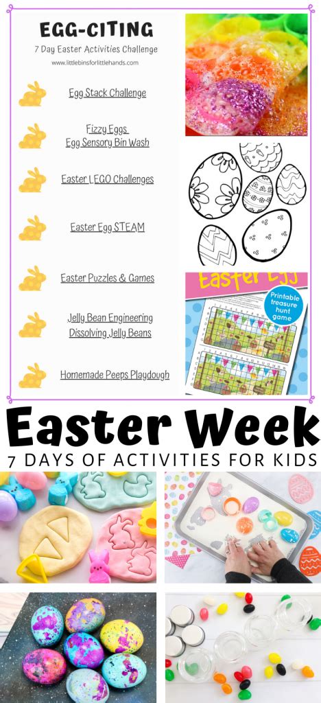 Easter Activities for Kids (FREE Printable) | Little Bins for Little Hands