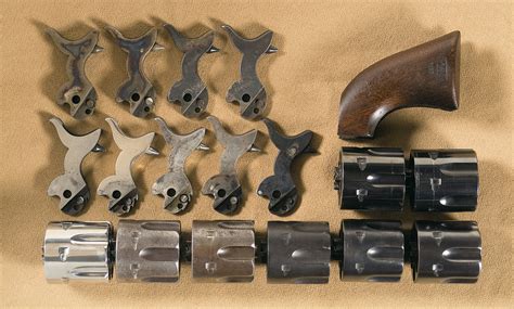 Colt Single Action Revolver Parts Including Cylinders, Hammers a | Rock ...