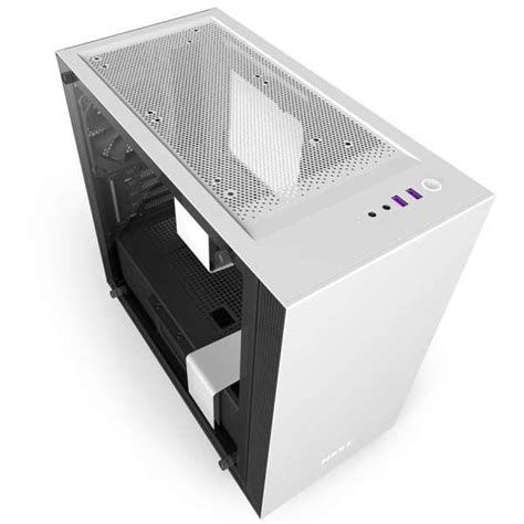 NZXT H400i Micro-ATX Computer Case (Matte White) | CA-H400W-WB Buy ...