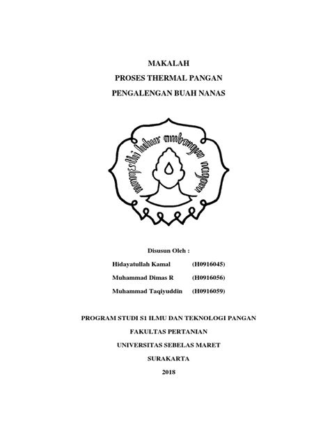 Pengalengan Buah Nanas | PDF