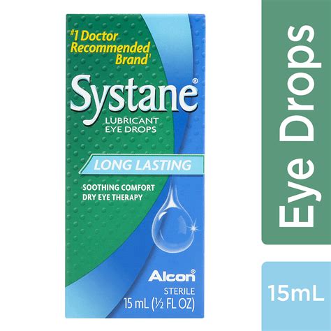 SYSTANE Lubricant Eye Drops for Dry Eyes Symptoms, 15mL - Walmart.com