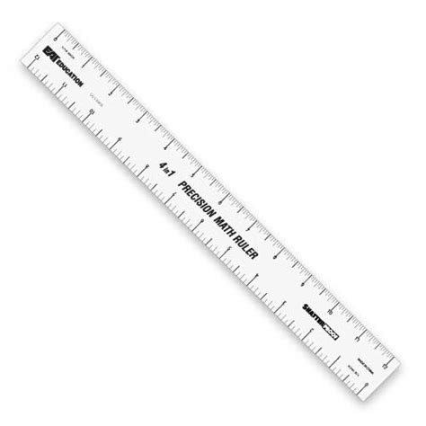 4-in-1 Precision Math Ruler - Set of 10 - Measurement | EAI Education