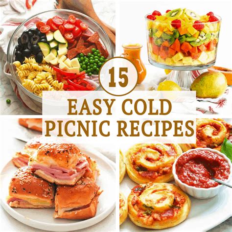 15 Easy Cold Picnic Recipes - Immaculate Bites