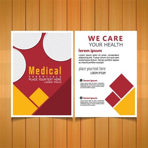 Medical brochure template | Free Vector