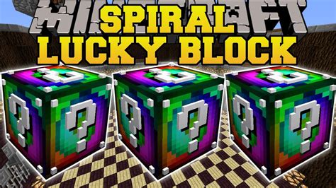 Minecraft: SPIRAL LUCKY BLOCK MOD (BLOCKS OF MADNESS & INSANITY!!!) Mod ...