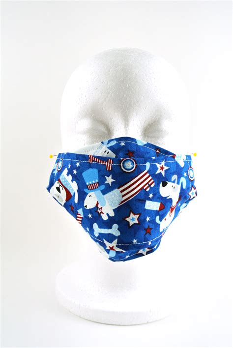 Face Mask Dog Mask Kid Face Mask Cute Face Mask Cotton Fabric | Etsy