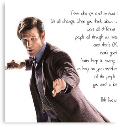 "11th Doctor's Quote" Canvas Prints by irishalien | Redbubble