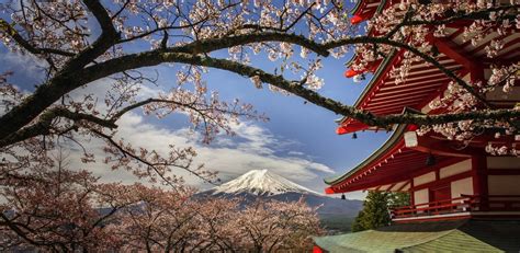 Download Japan Chureito Pagoda Religious Pagoda HD Wallpaper