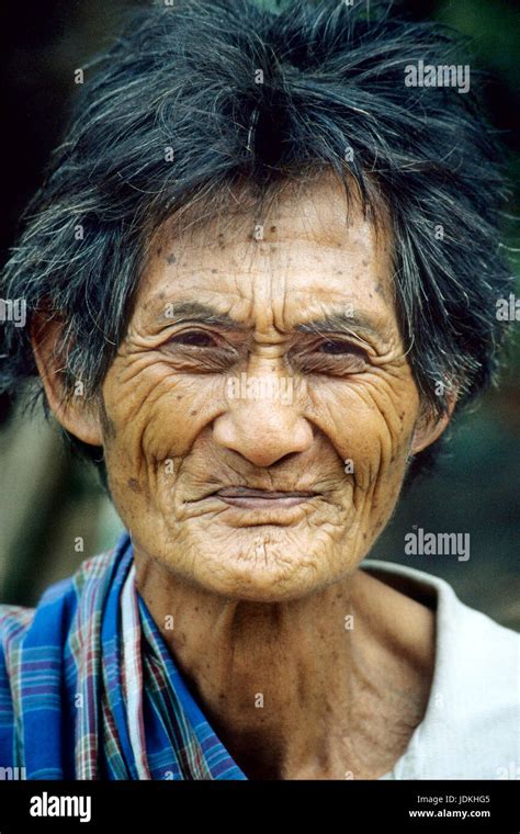 Indonesia, Sulawesi, old man, portrait,, Indonesien, Alter Mann ...