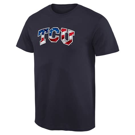 Men's Navy TCU Horned Frogs Big & Tall Banner Wave T-Shirt