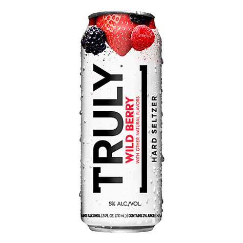 Truly Hard Seltzer, Wild Berry 24 Fl Oz | Beer, Wine & Hard Seltzer ...