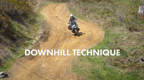 Downhill Riding Lesson - Body and Brain - Learn the Techniques ...