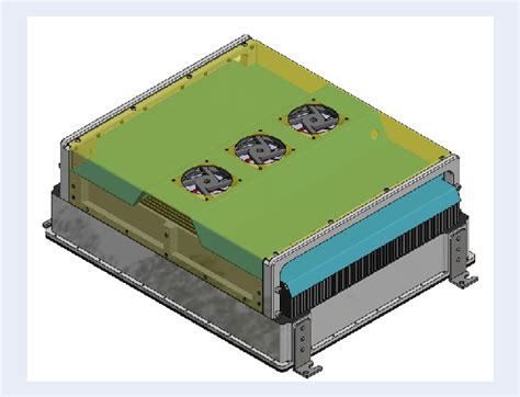 Three-dimensional of the heatsink | Download Scientific Diagram