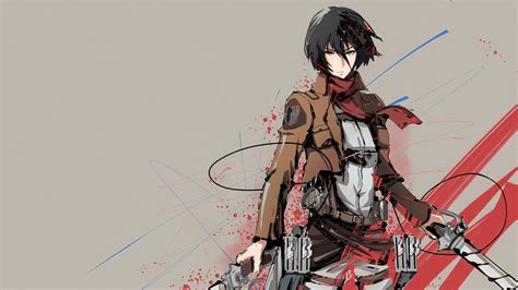 Mikasa Ackerman 4K Ultra HD Wallpaper - Attack on Titan by _sumollamaa