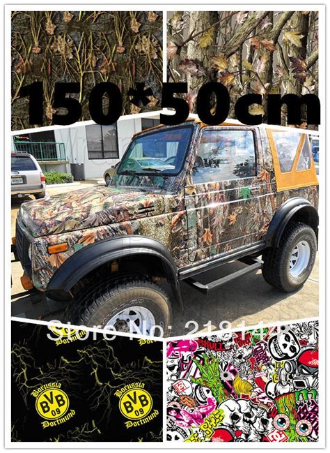 #No.67-72# PVC Matt Graffiti Car Sticker Waterproof 150 * 50CM,Doodle ...