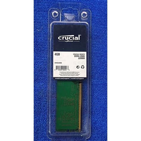 Crucial 4GB DDR4-2400 SODIMM RAM, 50 Hz at Rs 899 in Mumbai | ID ...