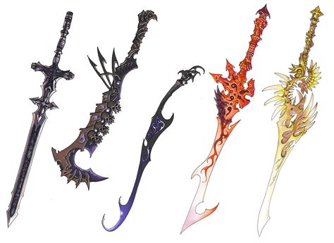 sword designs by Wen-M on DeviantArt