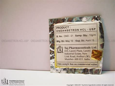 Ondansetron HCL Side Effects, fda, warnings, uses, Importers ...