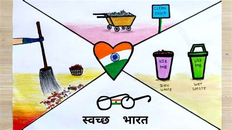 Swachh Bharat Abhiyan Drawing - Swachh Bharat Abhiyan Drawing || Clean ...