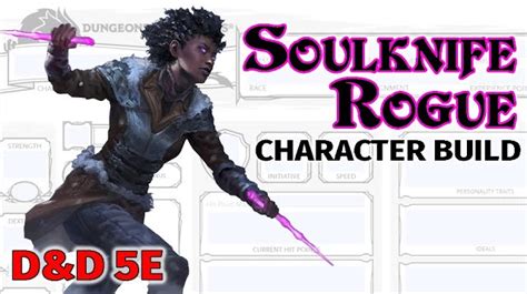 D&D Soulknife Rogue 5E Build - Skill Monkey Character Build