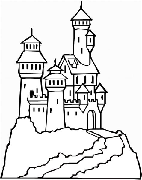 Castle Drawing Easy at GetDrawings | Free download