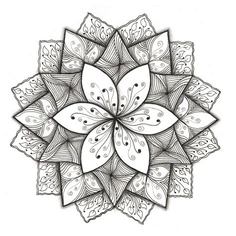 Simple Flower Patterns Drawing at GetDrawings | Free download