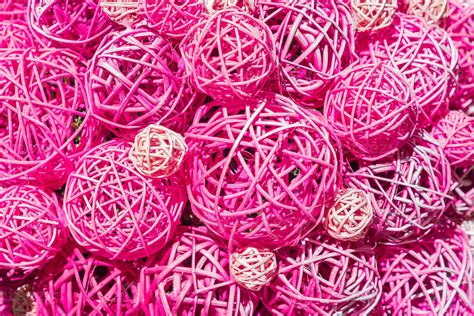 pink rattan ball background texture 9977742 Stock Photo at Vecteezy