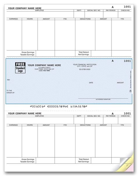 Laser Payroll Checks Printing