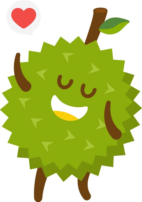 Durian Cartoon Character 19782534 PNG