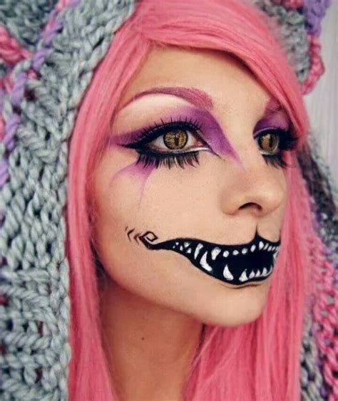 Evil cat | Cheshire cat makeup, Cat makeup tutorial, Halloween makeup