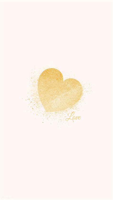 Gold Heart Vector at Vectorified.com | Collection of Gold Heart Vector ...