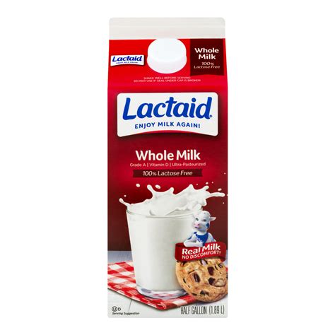 Lactaid 100% Lactose Free Milk Whole 64oz CTN | Garden Grocer